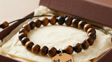 The Be Brave handmade charm bracelet from A Well Run Life