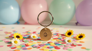 Smile handmade bronze charm, a meaningful thinking of you gift from A Well Run Life