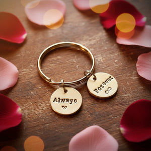 The Always & Forever handmade keychain from A Well Run Life