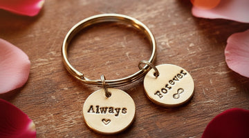 The Always & Forever handmade keychain from A Well Run Life