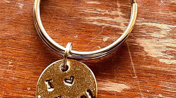 I Love My Angel handmade bronze charm, a meaningful gift for a widow or widower from A Well Run Life