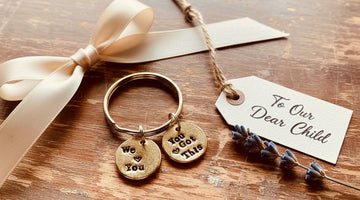 We Love You You Got This handmade bronze charm, a meaningful off-to-college gift from A Well Run Life