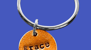 Grace handmade bronze charm, a meaningful empty-nest gift from A Well Run Life