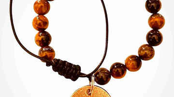 Lucky Tiger's Eye charm and bracelet, a meaningful good luck gift from A Well Run Life