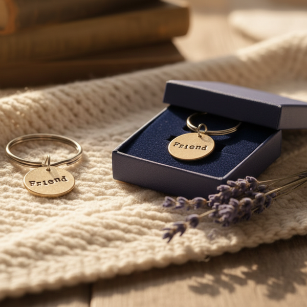 Friend bronze charm — meaningful friendship gift handmade in Arizona