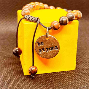 Be Strong A Well Run Life Charm w/ Tiger's Bracelet ($24.99) 