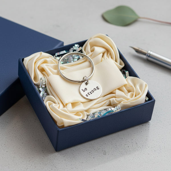 Be Strong A Well Run Life The Be Strong Key Chain ($19.99) 