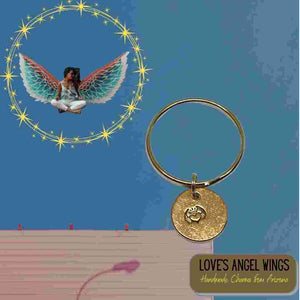Love's Angel Wings A Well Run Life Angel's Wings Key Chain ($19.99) 