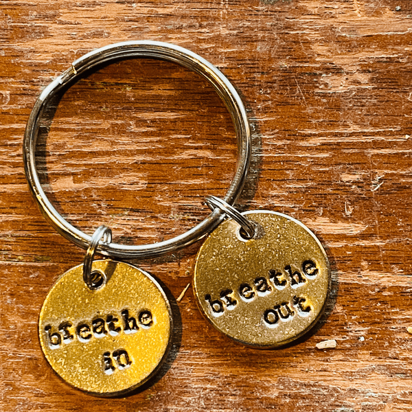 The Breathe In/ Breathe Out Key Chain A Well Run Life The Breathe In/ Breathe Out Key Chain 