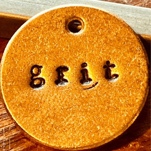 Grit A Well Run Life 1 Grit Charm ($10.99 No Key Ring) 