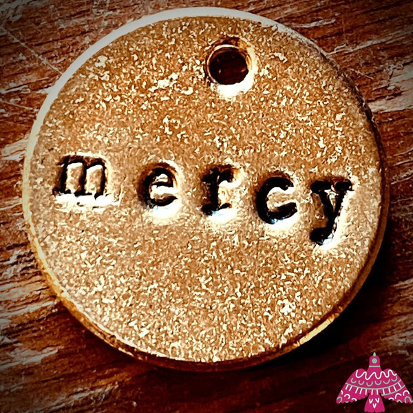 Mercy A Well Run Life 1 Mercy Charm ($10.99 No Key Ring) 