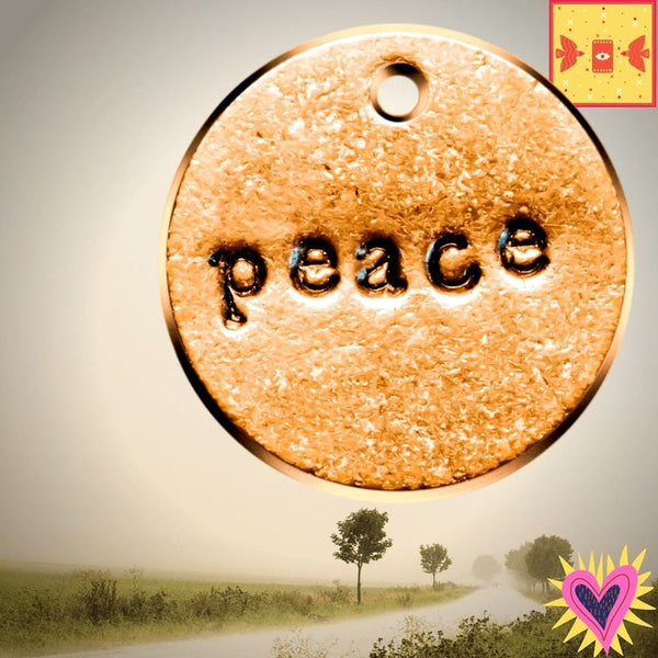 Peace A Well Run Life 1 Peace Charm ($10.99 No Key Ring) 