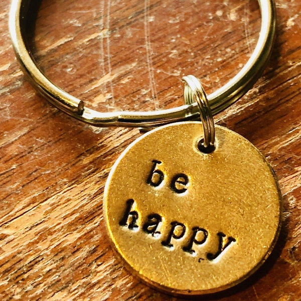 Be Happy A Well Run Life The Be Happy Key Chain ($19.99) 