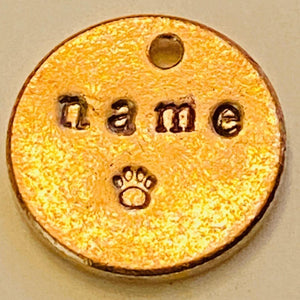 Custom Charm: Pet's Name A Well Run Life 1 Charm with Key Ring 