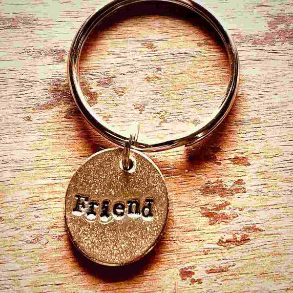 Friend A Well Run Life Friend Charm Key Ring ($19.99) 