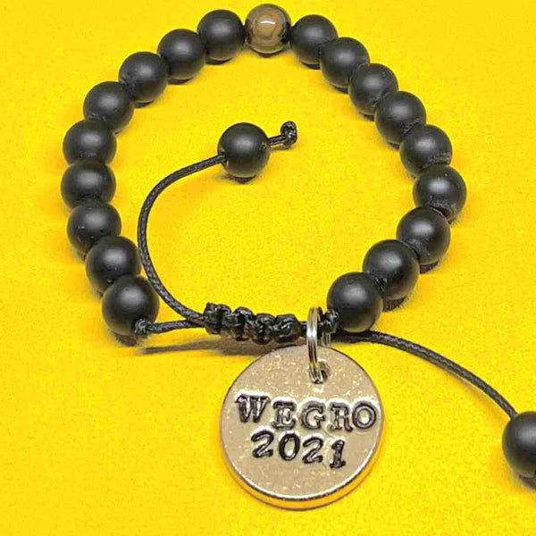 WEGRO! Special Holiday Gifts A Well Run Life Charm w/ Onyx Bracelet ($24.99) 